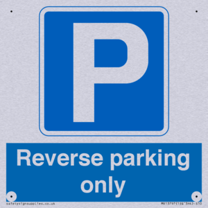 Reverse parking only